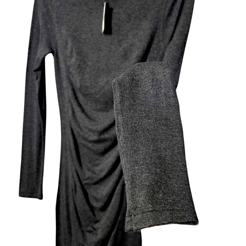Express Rouching Long Sleeve Midi Dress - Size SP - Picture 7 of 10